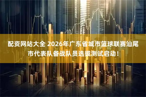配资网站大全 2026年广东省城市篮球联赛汕尾市代表队备战队员选拔测试启动！